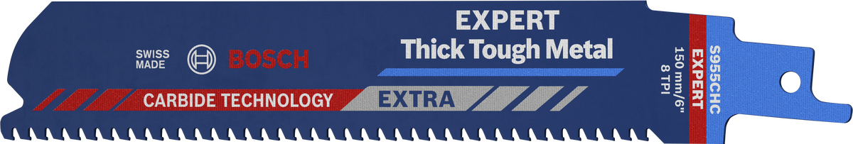 10 BOSCH EXPERT Thick Tough Metal S 955 CHC Saebelsaegeblaetter