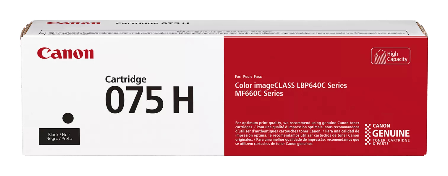 Canon 075H BK schwarz Toner
