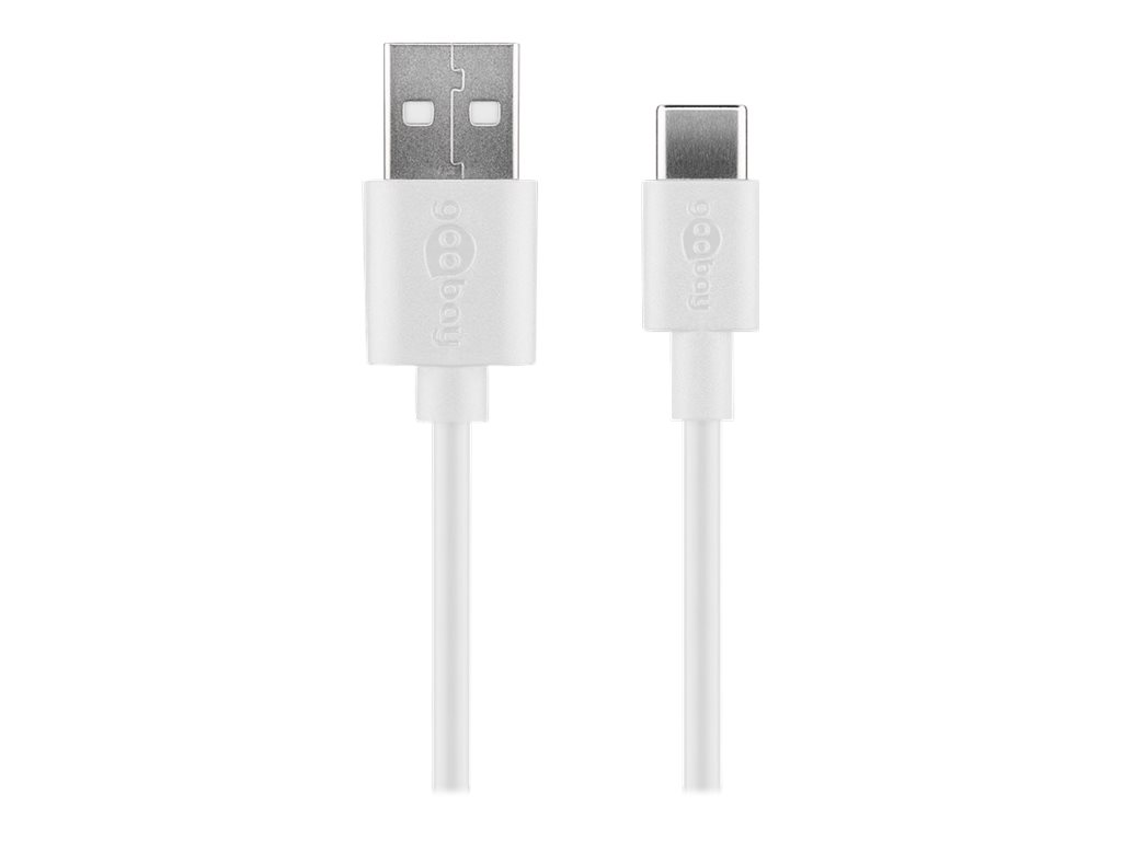 goobay Ladekabel mit Adapter weiÃ, KabellÃ¤nge: 1 m, 12 Watt