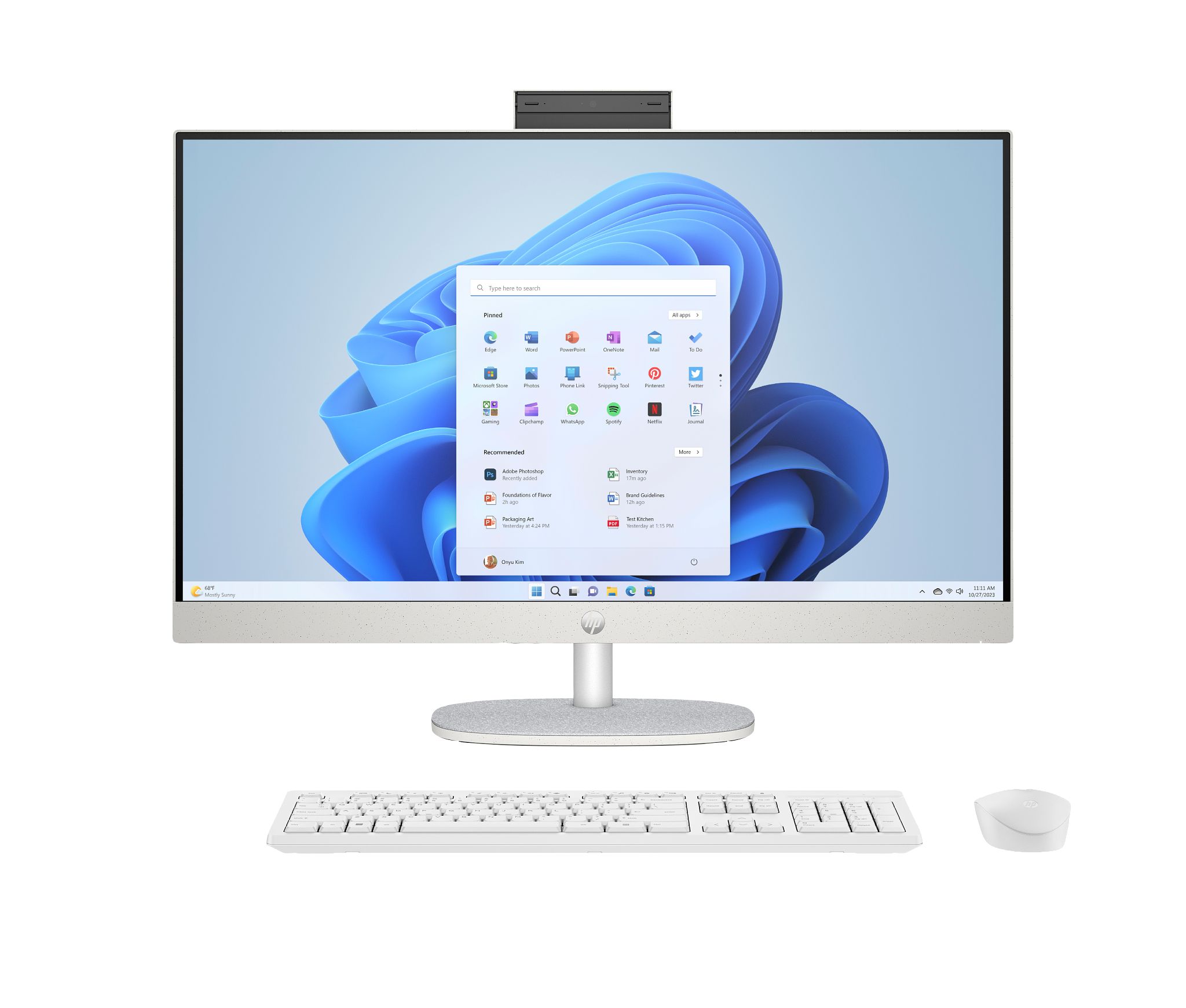 HP 27cr0006ng AllinOne PC, 16 GB RAM, 1 TB SSD, AMD Ryzen7 7730U