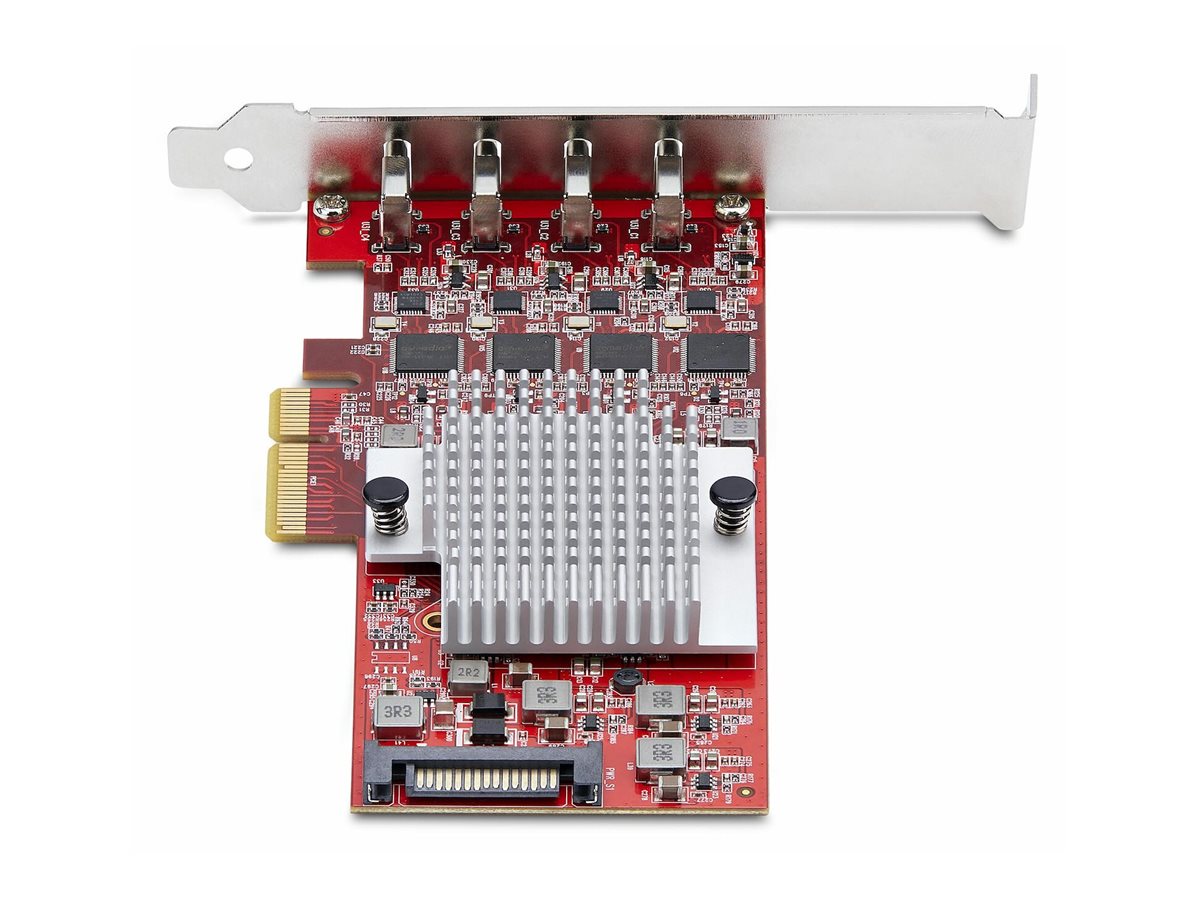 STARTECH.COM 4-Port USB-C 10Gbps PCIe Karte 4x Separate USB 3.2 Kontroller PCI Express 3.0 Standardprofil Bugel TAA STARTECH.COM 4-Port USB-C 10Gbps PCIe Karte 4x Separate USB 3.2 Kontroller PCI Express 3.0 Standardprofil Bugel TAA