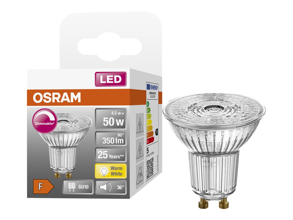 OSRAM LED-Lampe SUPERSTAR PAR16 GU10 4,5 W matt
