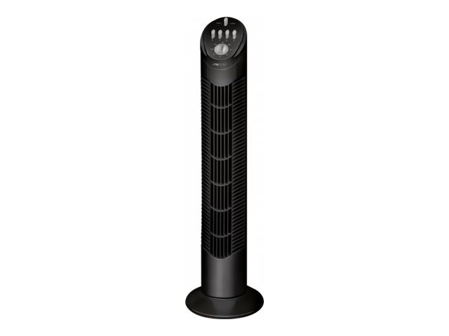 CLAT Tower-Ventilator T-VL 3546 schwarz 76cm Timer