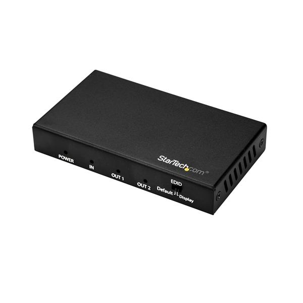 STARTECHCOM HDMI Splitter 2Port 4K 60Hz HDMI Splitter 1 In 2 Out 2 Way HDMI Splitter HDMI Port Splitter