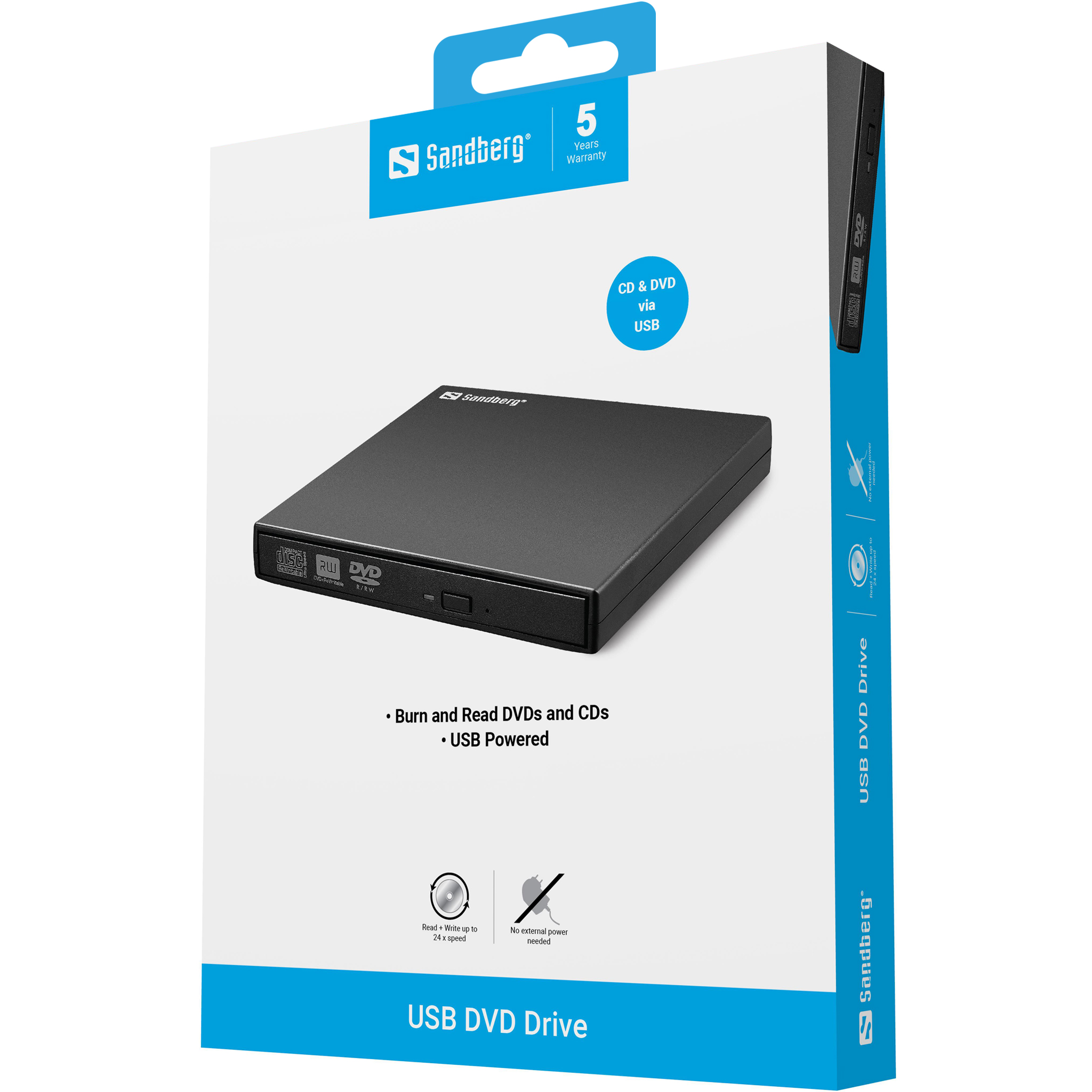 SANDBERG USB MINI DVD BRENNER