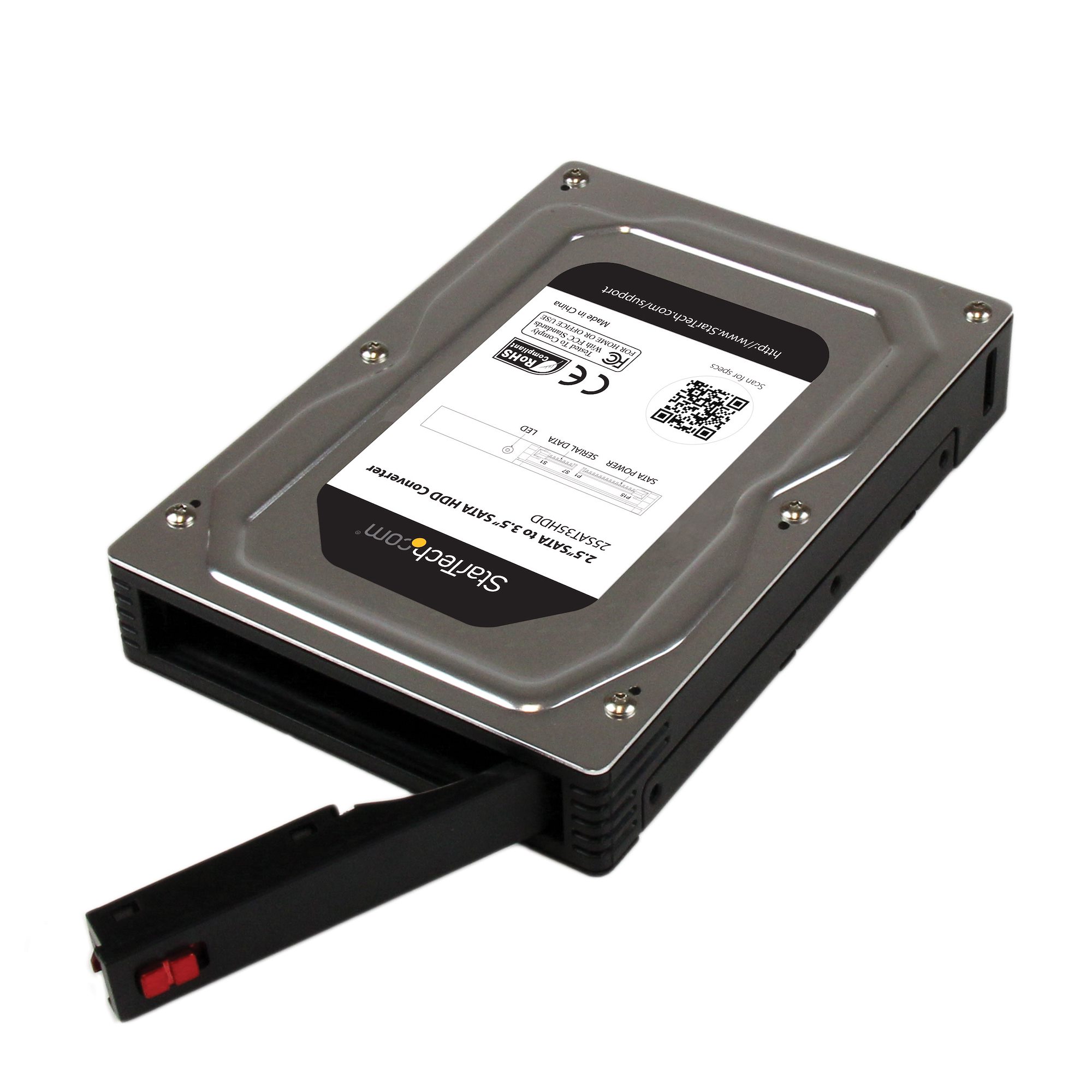 STARTECHCOM 25SAT35HDD 635cm25in to 889cm35in SATA Hard Drive Converter Enclosure