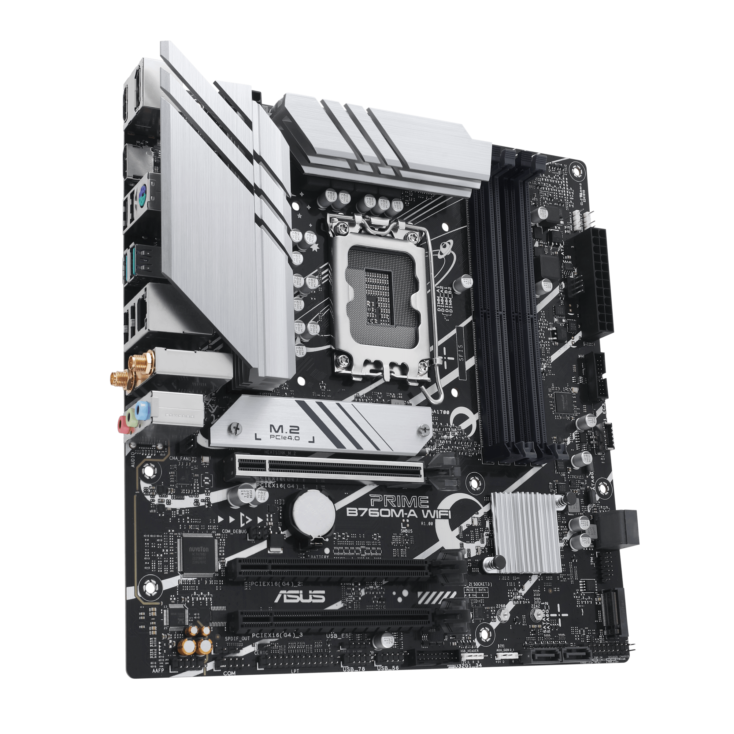 ASUS PRIME B760MA WIFI S1700DDR52xHDMI1xDPµATX Optional 1x COM 1x LPT