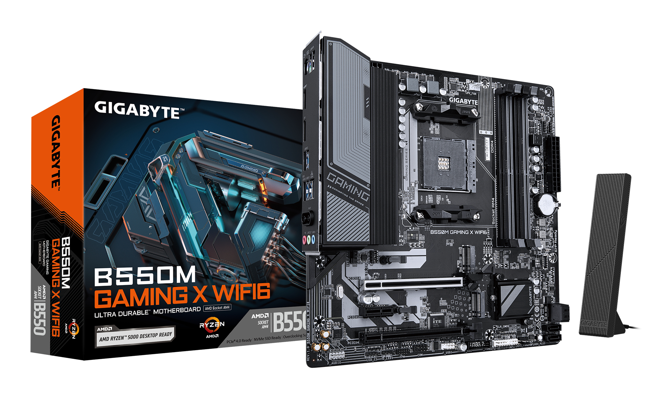 GIGABYTE B550M GAMING X WIFI6 AM4 4xDDR4 2xM2 4xSATA