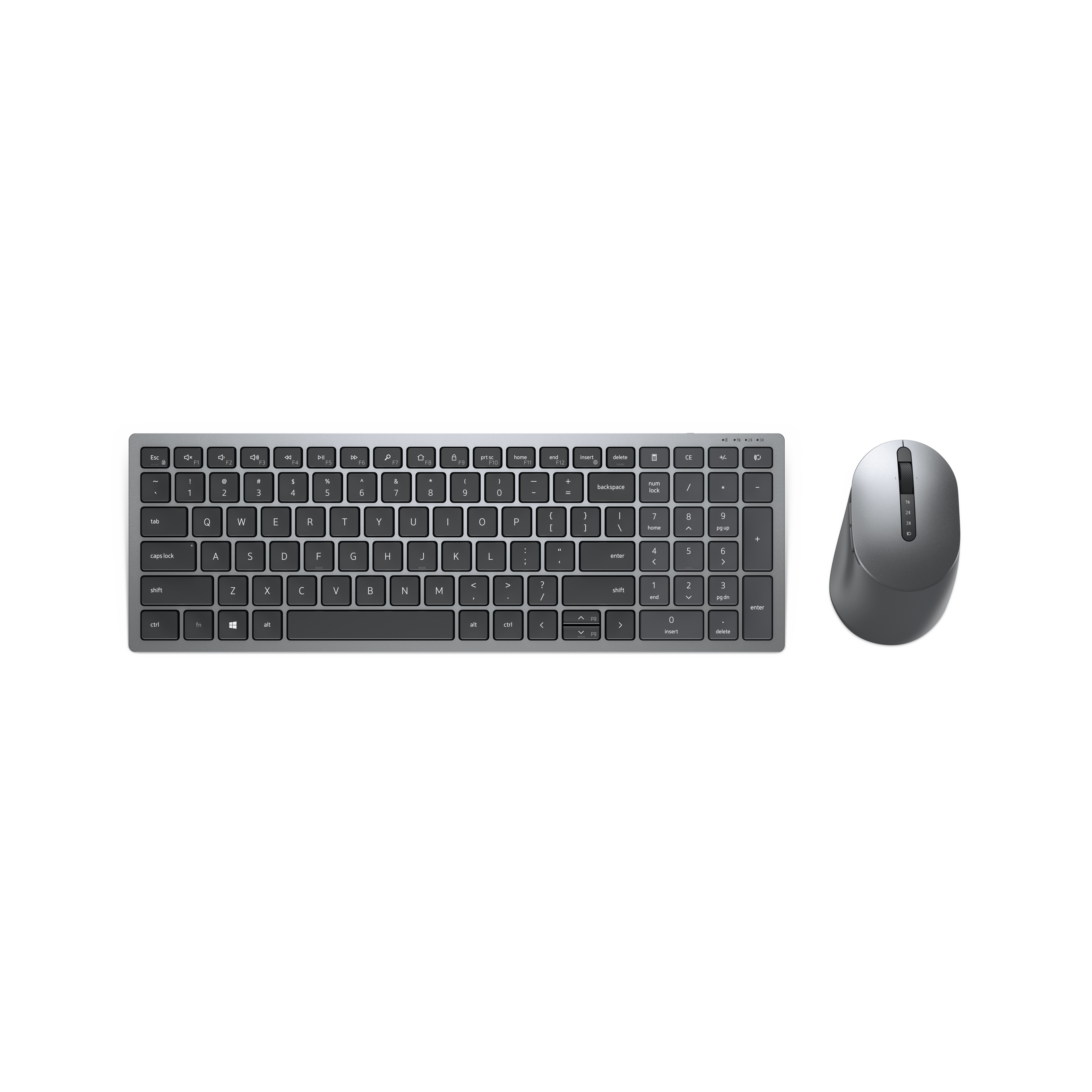 DELL MultiDevice Wireless Keyboard and Mouse KM7120W US International QWERTY