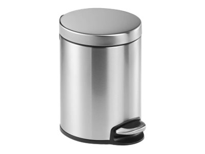 DURABLE Slow Motion Kosmetikeimer 5,0 l edelstahl DURABLE Slow Motion Kosmetikeimer 5,0 l edelstahl