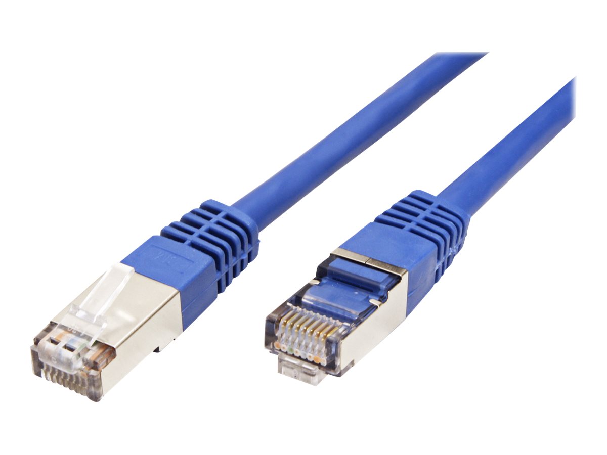 VALUE Patchkabel Kat.6 Class E S/FTP PiMF blau 0,5m VALUE Patchkabel Kat.6 Class E S/FTP PiMF blau 0,5m