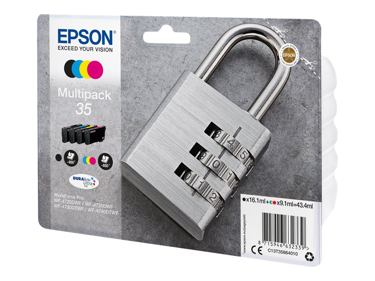 C13T35864010 EPSON WF Tinte (4) cmyk ST C13T35864010 EPSON WF Tinte (4) cmyk ST