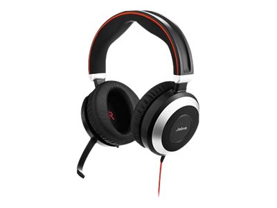 Jabra Evolve 80 UC stereo - Headset - ohrumschließend