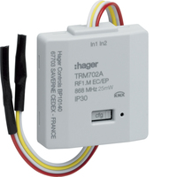 Hager Funk-UP-Binäreingang TRM702A 2fach Batterie Hager Funk-UP-Binäreingang TRM702A 2fach Batterie