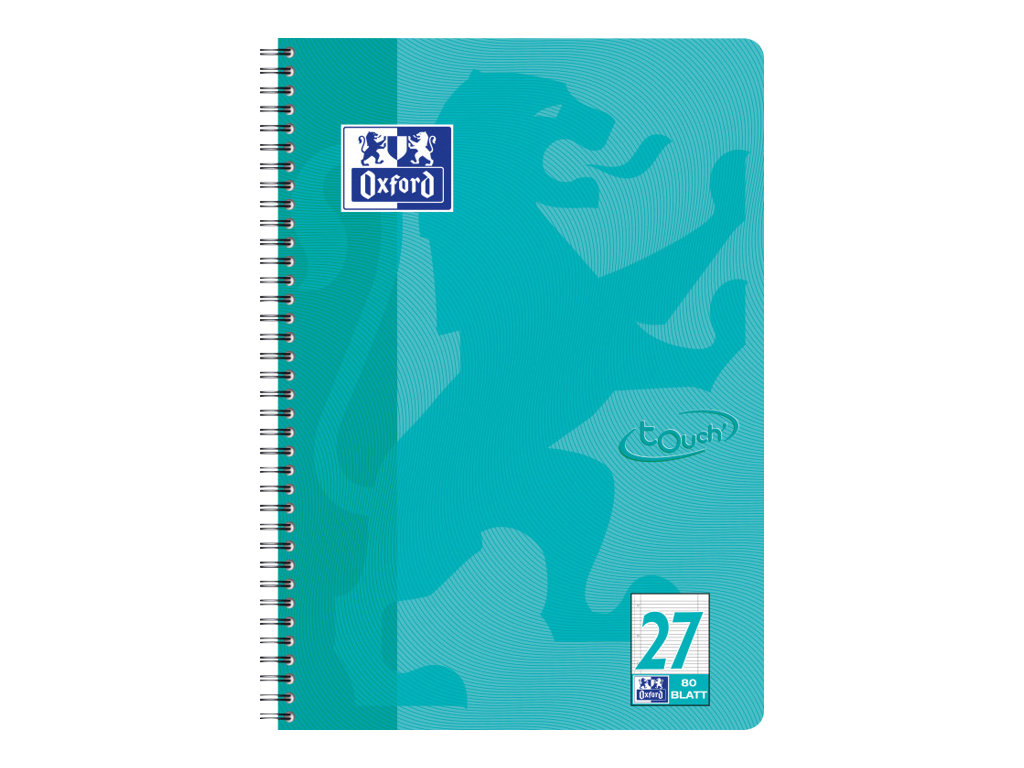 OXFORD Collegeblock touch Lineatur 27 liniert DIN A4 Innen und Aussenrand, 1 Block