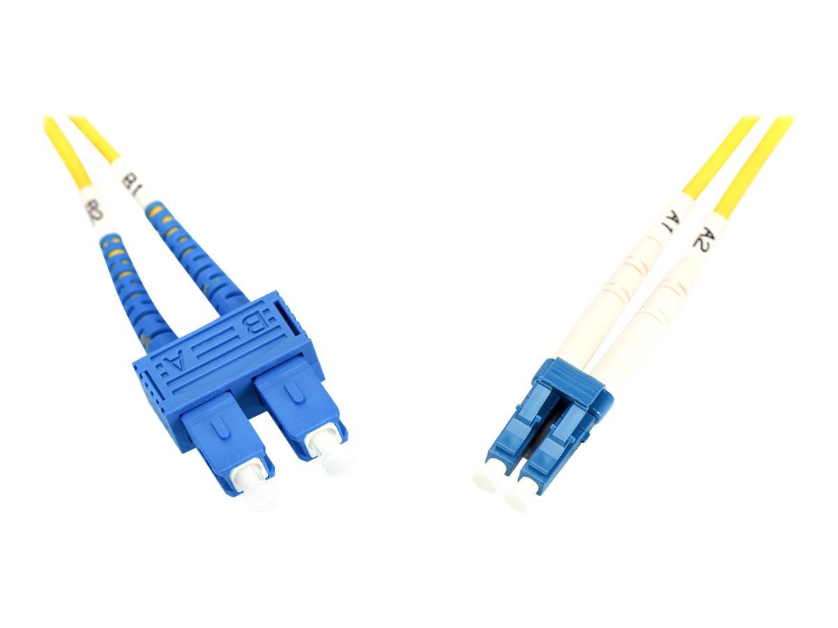 DIGITUS LWL Patchkabel LC -> SC 3.00m Singlemode Duplex OS2