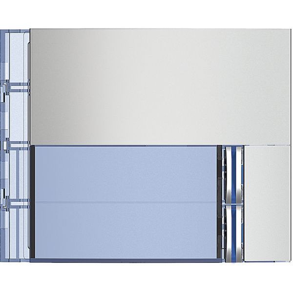 Bticino Frontblende SEFRA Aluminium 2 Ruftasten