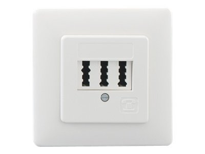 Rutenbeck Anschlussdose TAE 2x6/6 NFF UP reinweiss