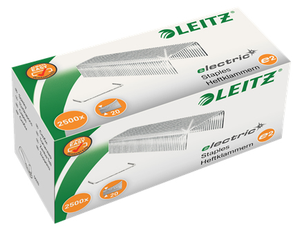 LEITZ Heftklammern Electric 5569 e2, 2500 St