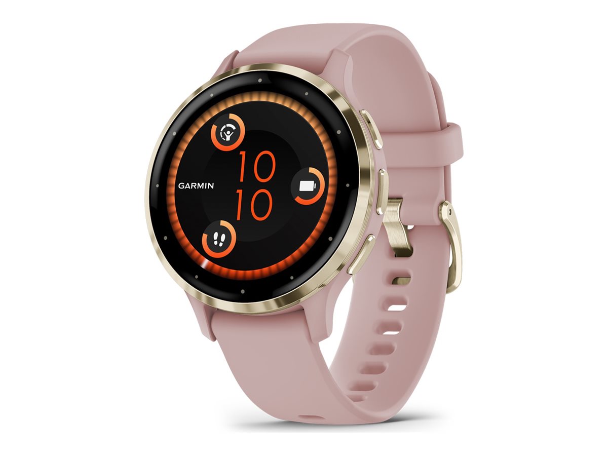 GARMIN Venu 3S Smartwatch dust rose, softgold