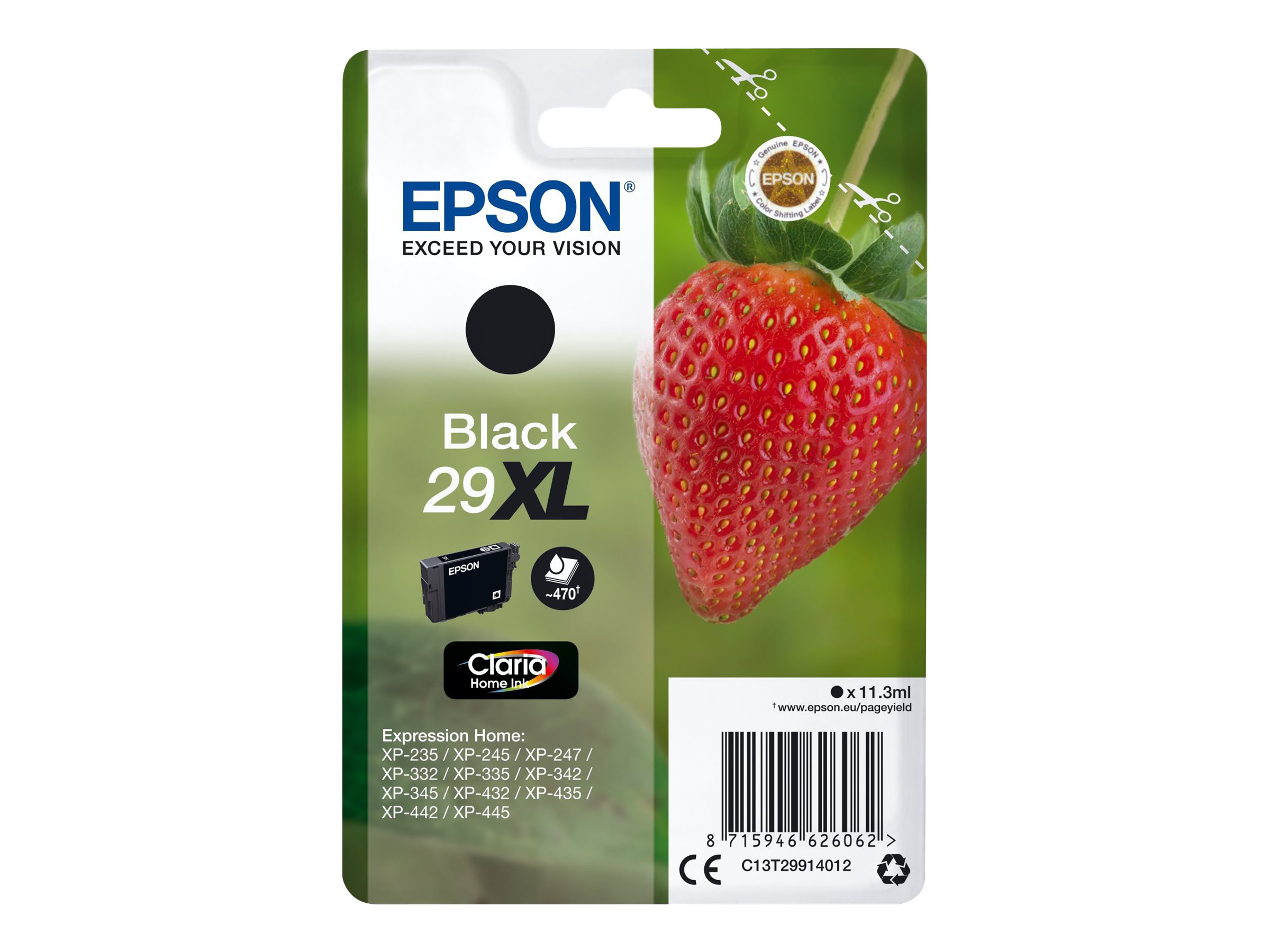 C13T29914012 EPSON XP Tinte black HC 470 C13T29914012 EPSON XP Tinte black HC 470