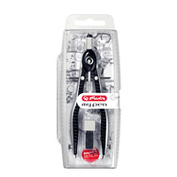 Herlitz my.pen Schnellverstellzirkel schwarz-grau