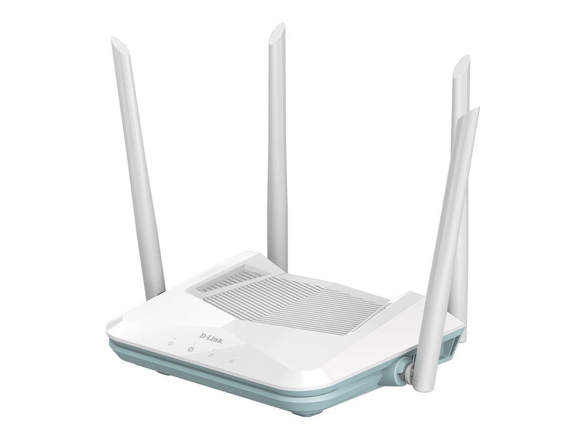 D-LINK R15 Eagle Pro AI AX1500 Smart Router WI-Fi 6 IEEE 802.11ax/ac/n/g/b/a Dualband WLAN 3x 10/100/1000 Mbit/s Gigabit LAN D-LINK R15 Eagle Pro AI AX1500 Smart Router WI-Fi 6 IEEE 802.11ax/ac/n/g/b/a Dualband WLAN 3x 10/100/1000 Mbit/s Gigabit LAN