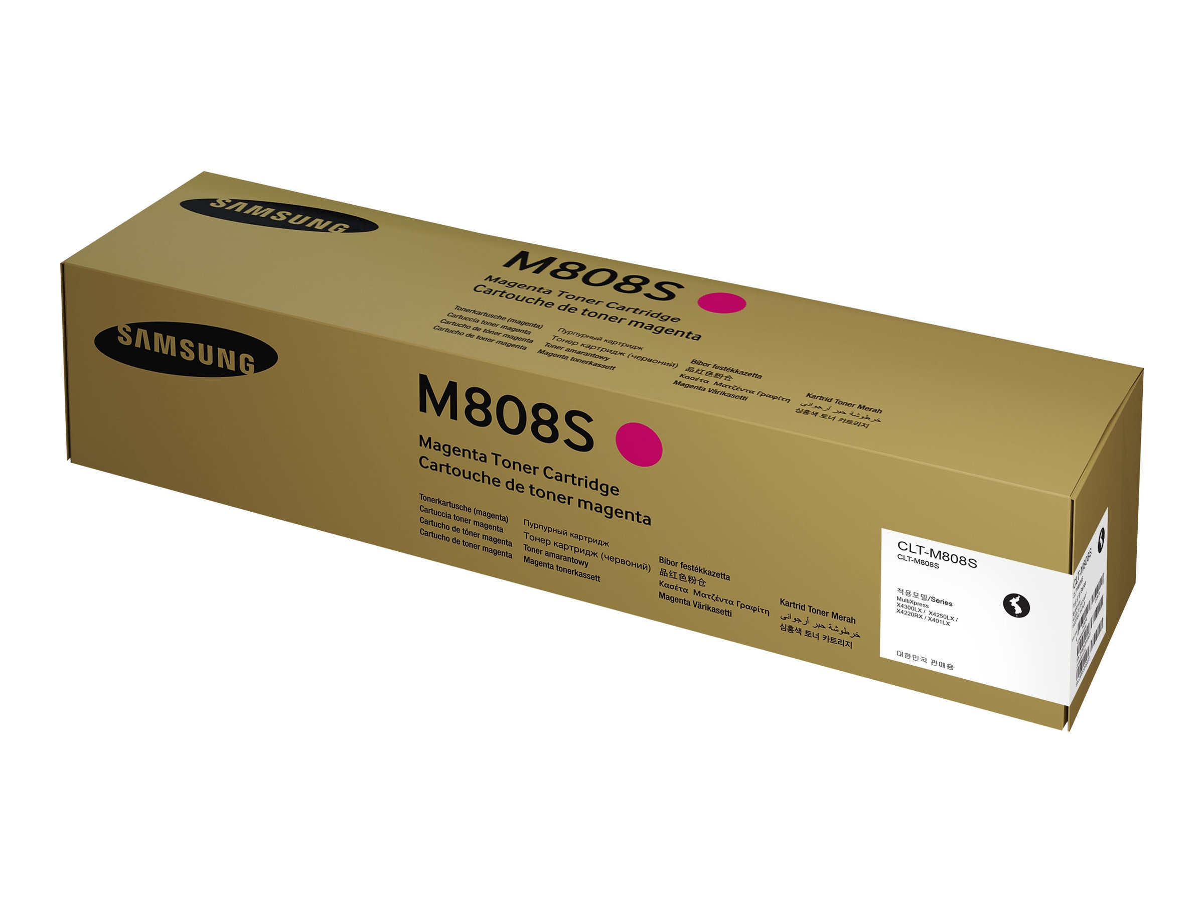 SAMSUNG CLT-M808S/ELS Magenta Toner Cartridge SAMSUNG CLT-M808S/ELS Magenta Toner Cartridge