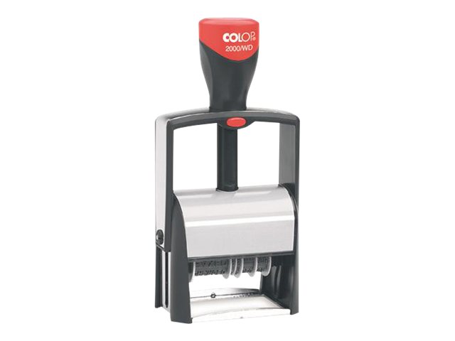 COLOP Datumstempel mit Text Classic Line 2000/WD selbstfaerbend schwarz ohne Logo, 1 St.