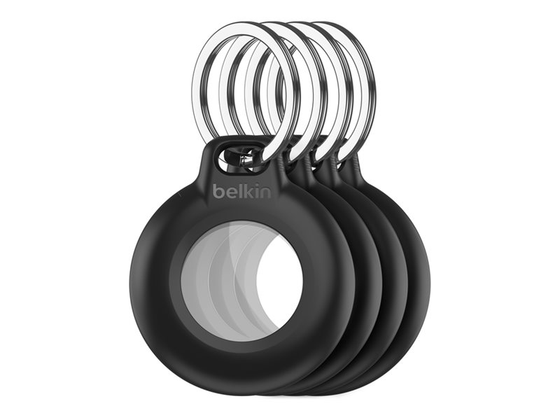 Secure Holder 4er-Pack wasserfest Apple AirTag, schwarz Secure Holder 4er-Pack wasserfest Apple AirTag, schwarz