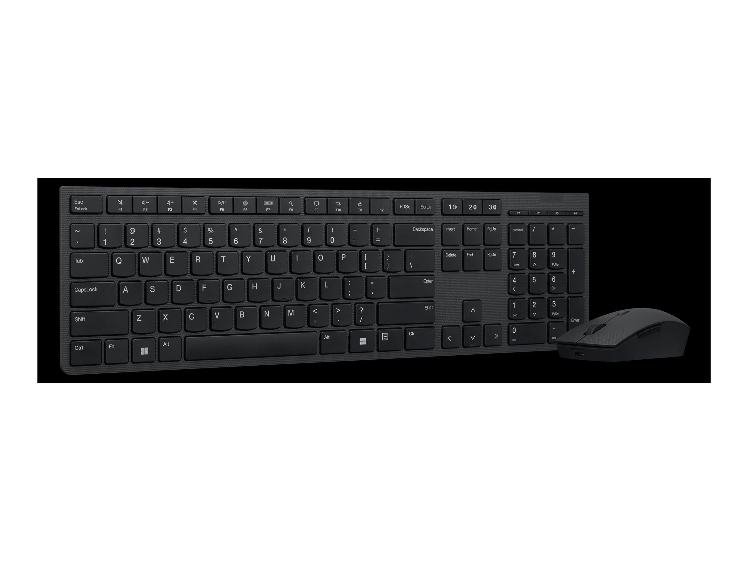LENOVO Professional Wireless Rechargeable Keyboard and Mouse Combo German