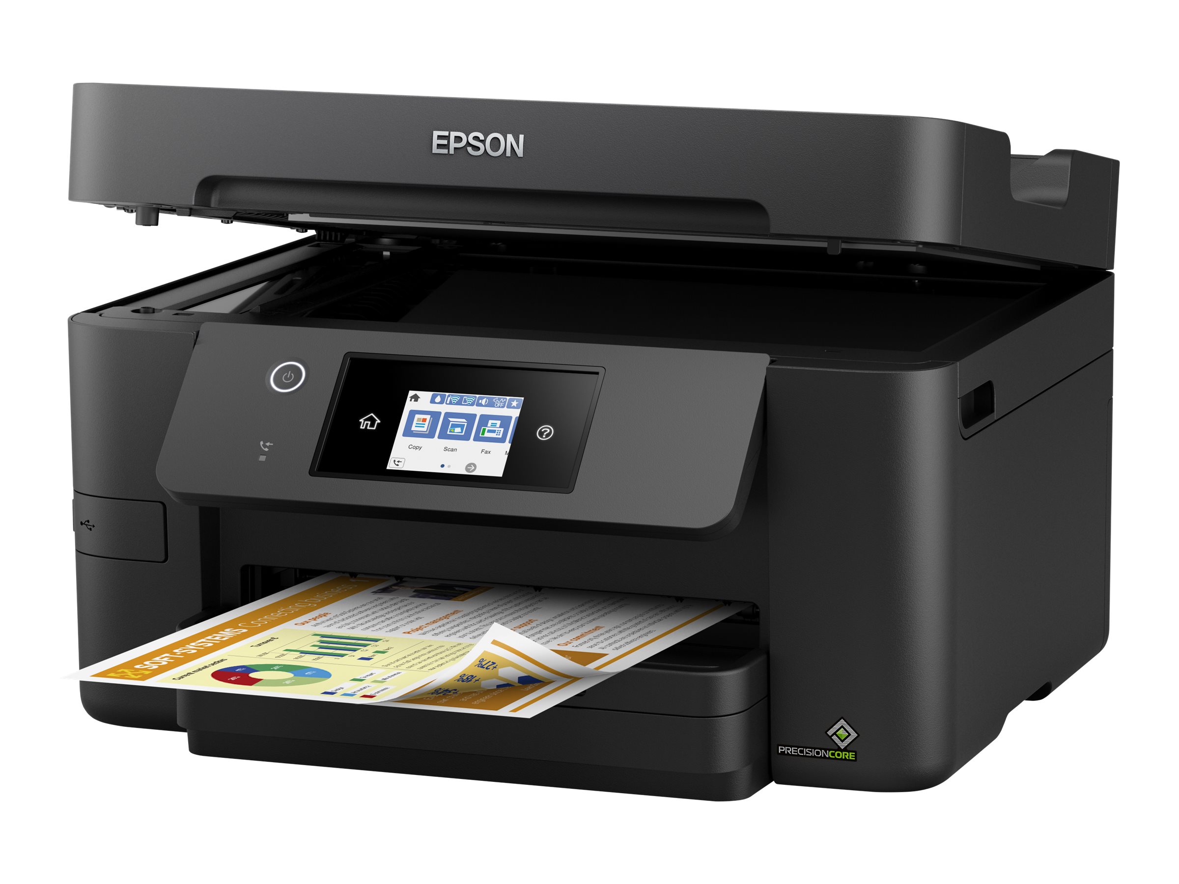 EPSON WorkForce Pro WF-3820DWF 4 in 1 Tintenstrahl-Multifunktionsdrucker schwarz