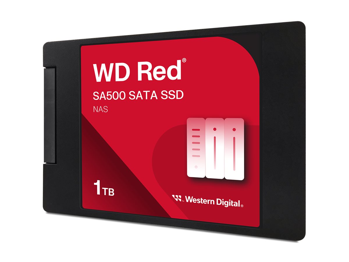 WD Red SSD SA500 NAS 1TB 6,35cm 2,5Zoll SATA III 6 Gbs internal singlepacked POWERED BY SANDISK