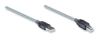 MANHATTAN Hi-Speed USB 2.0 aktives Kabel A Stecker / B Stecker 11.0 m Erweitert und verstaerkt das Signal zu jedem USB Geraet