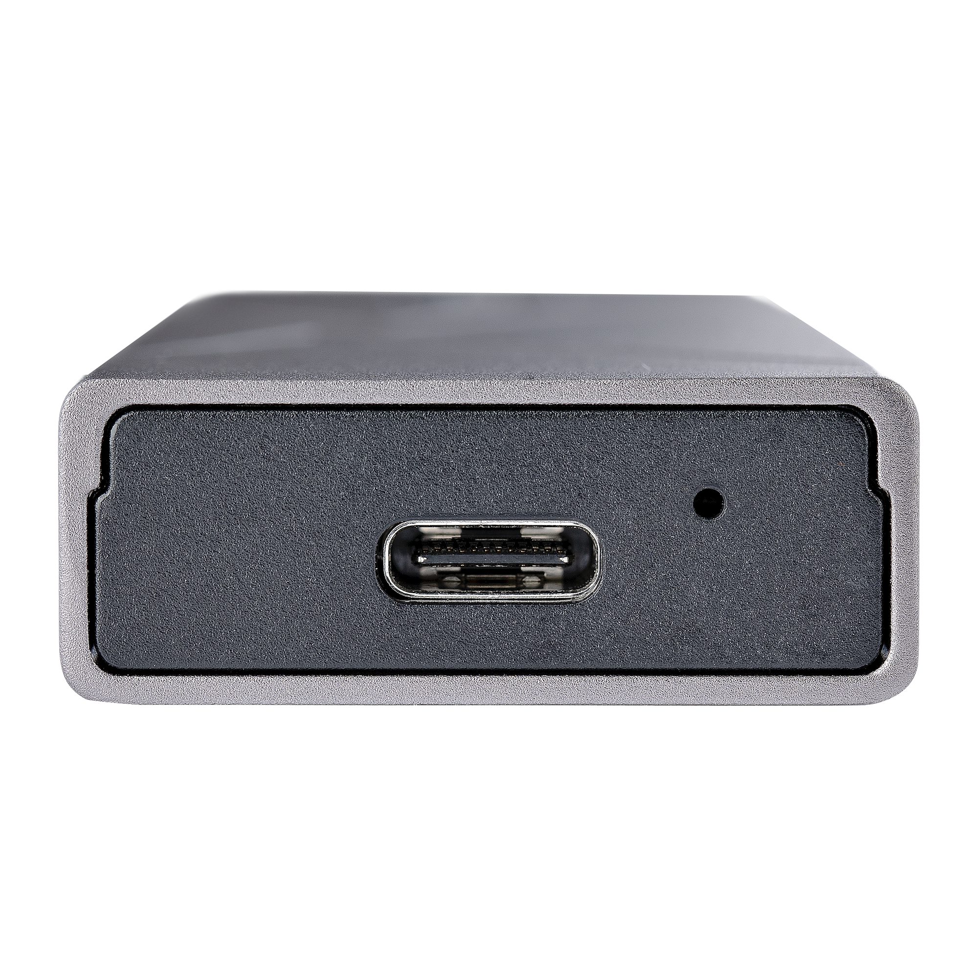 STARTECHCOM USBC 10Gbps to M2 NVMe or M2 SATA SSD Enclosure Toolfree M2 PCIeSATA SSD Aluminum Enclosure USBC USBA