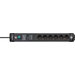 Brennenstuhl ueSS 60.000A Premium-Line 6-fach, schwarz, 5 m Brennenstuhl ueSS 60.000A Premium-Line 6-fach, schwarz, 5 m
