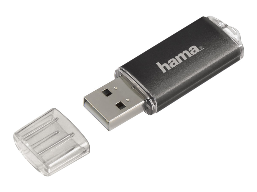 hama USB-Stick Laeta grau 16 GB