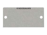 Kindermann Blindblende Halbblende neutral aluminium eloxiert 50x50mm