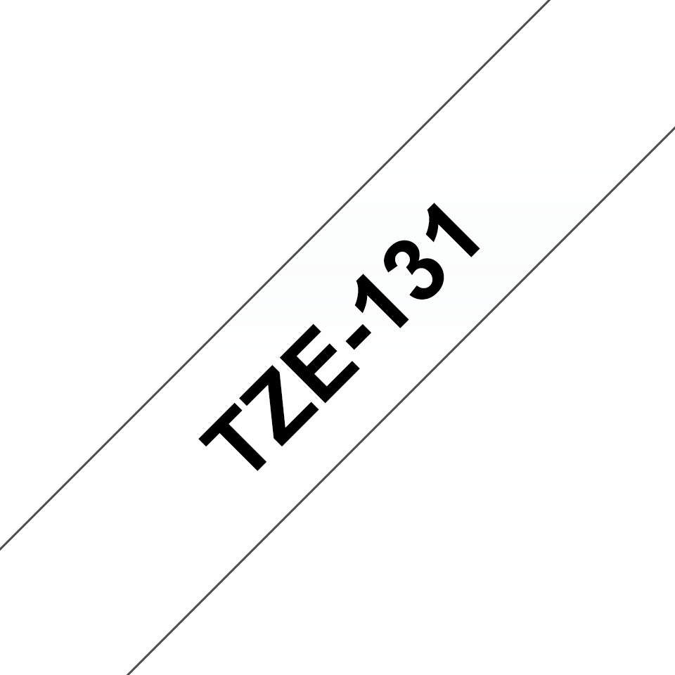 TZE131 BROTHER PT Schriftband 12mm klar