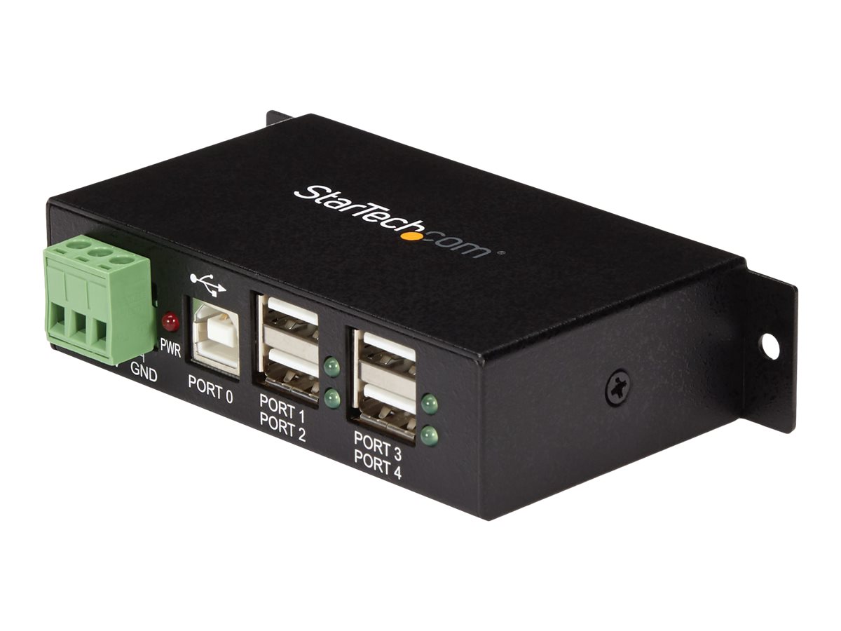 STARTECHCOM 4Port Industrial USB 20 Hub with ESD Protection