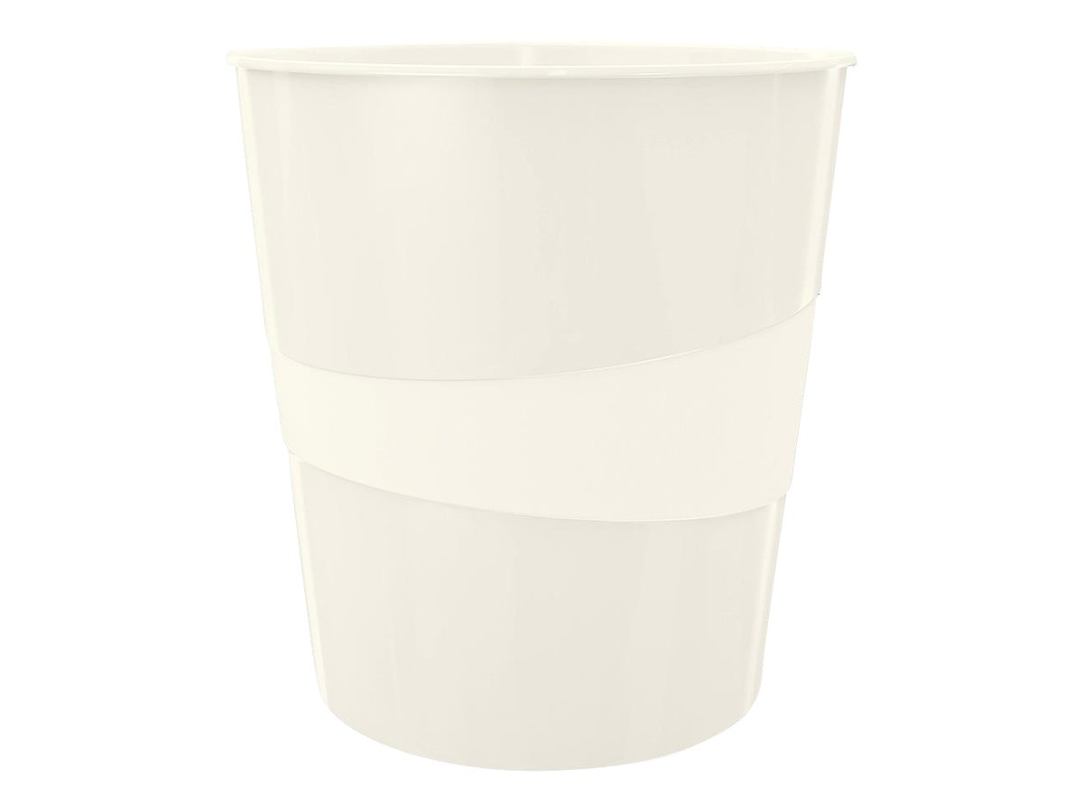 LEITZ WOW Duo Colour Papierkorb 15,0 l weiss LEITZ WOW Duo Colour Papierkorb 15,0 l weiss