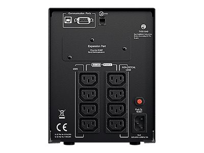 CYBERPOWER  PR1500ELCD Line-Interactive 1500VA/1350W  Sinsuwelle AVR LCD Ausgang(8) IEC RS232 USB HID EPO SNMP EnergyStar SMT1500i