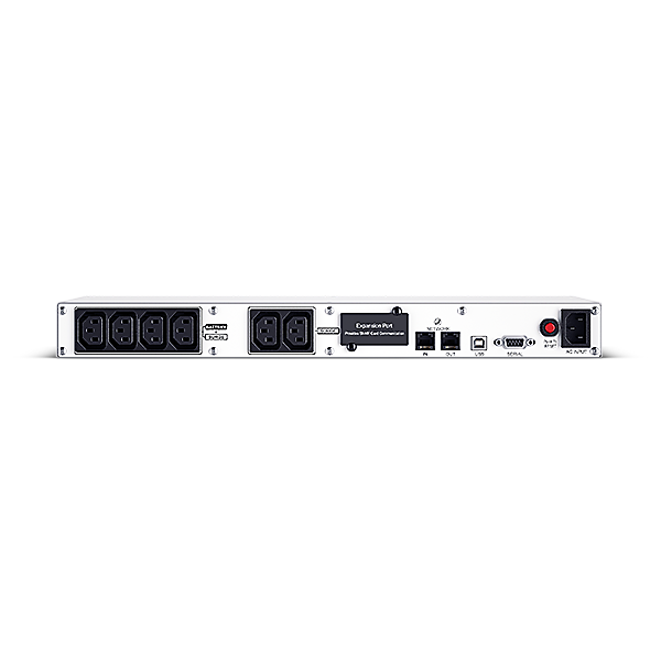 CYBERPOWER Office Rackmount Series OR600ERM1U UPS Rack AC 230V 360Watt 600VA 1phase Ethernet RS232 USB oc 6 1U silver