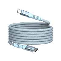 Verbatim Sync & Charge USB-C auf USB-C 100W Magnetisches Kabel - 120cm Blau