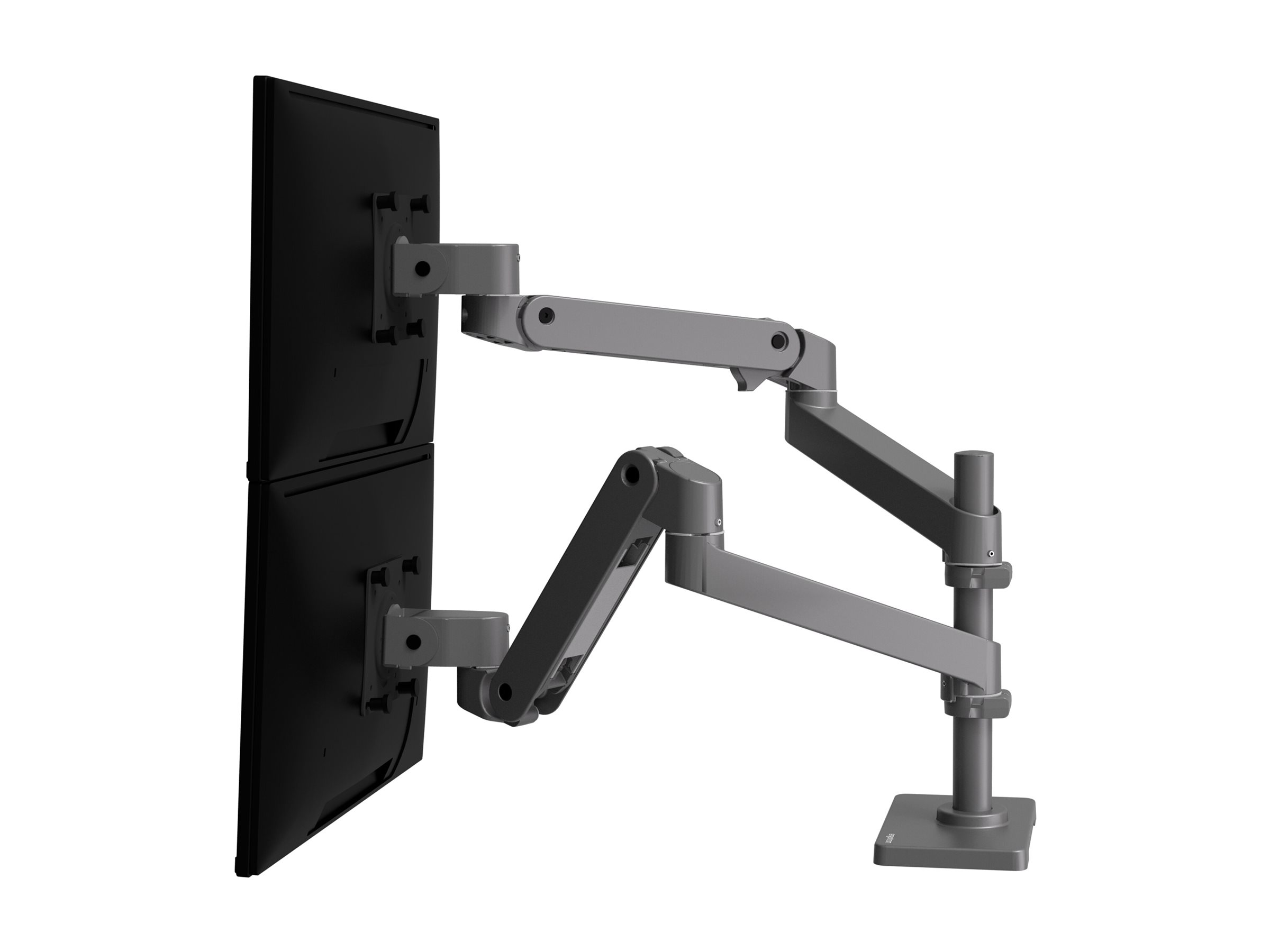 ERGOTRON LX PRO ARM DUAL DISPLAY STACKING darkgrey