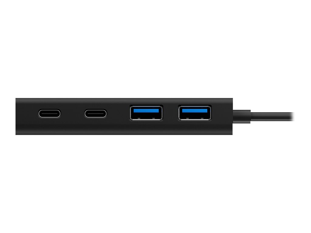ICY BOX Type-C Hub mit 2x USB 3.0 IB-HUB1426-CPD 2xType-A Ports und 2x USB Type-C bis zu 5 Gbit/s 1 x USB Type-C Power Delivery