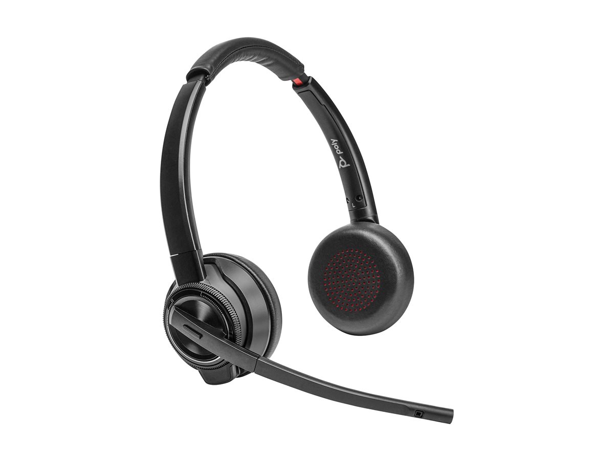 HP Poly Savi 8420 Office Stereo Microsoft Teams Certified DECT 1880-1900 MHz Headset-EURO HP Poly Savi 8420 Office Stereo Microsoft Teams Certified DECT 1880-1900 MHz Headset-EURO