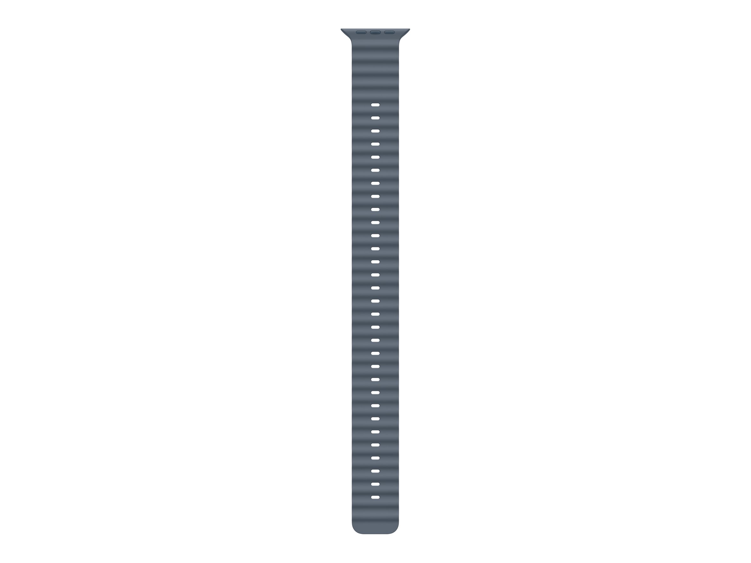 APPLE 49mm Anchor Blue Ocean Band Extension - Natural Titanium Finish APPLE 49mm Anchor Blue Ocean Band Extension - Natural Titanium Finish