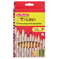 herlitz Trilino Buntstifte farbsortiert, 12 St. herlitz Trilino Buntstifte farbsortiert, 12 St.