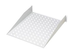 DIGITUS Fachboden fuer alle 48,3cm 19Zoll Schraenke RAL7035 grau 483x350x85mm inkl. Befestigungsmaterial max 25Kg